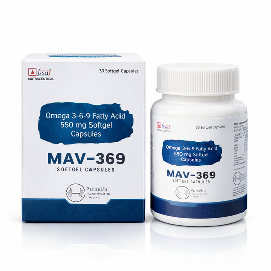 MAV-369 Omega 3-6-9 Softgel Capsules (550 mg)
